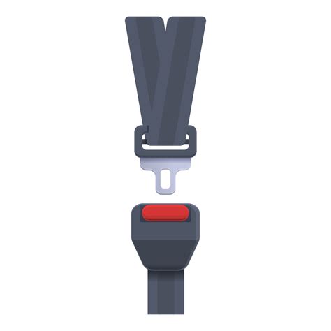 Passenger belt icon cartoon vector. Car seat 14346565 Vector Art at ...