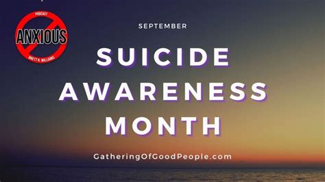 Suicide Awareness Month - Gathering of Good People