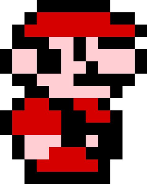 Mario Bros 8 Bit Character