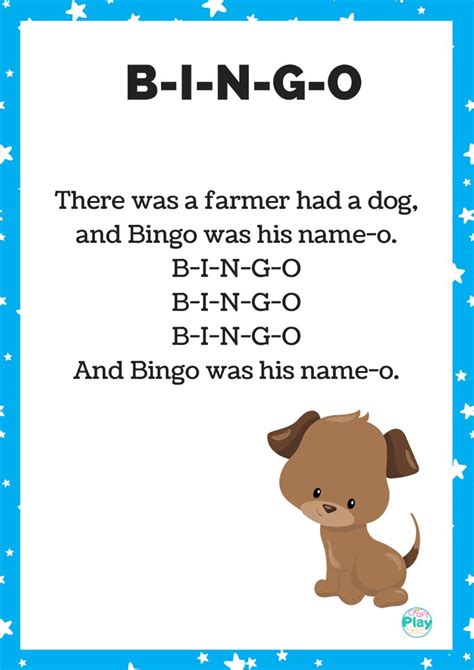 BINGO Song: Lessons and Activities to Go with It | Nursery rhymes ...