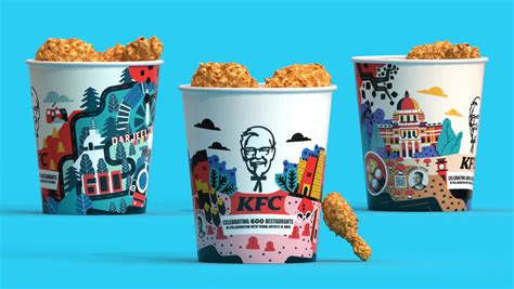 KFC Bucket Packaging Design Celebrating 600 Restaurants Across India ...