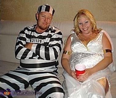 Jailhouse Rock Halloween costume for couples | No-Sew DIY Costumes