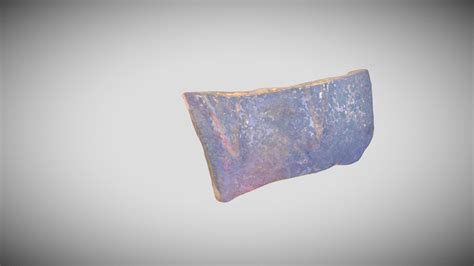 Blue Ceramic Body Sherd#2 - Download Free 3D model by mhoots23 [ffbf4ae] - Sketchfab