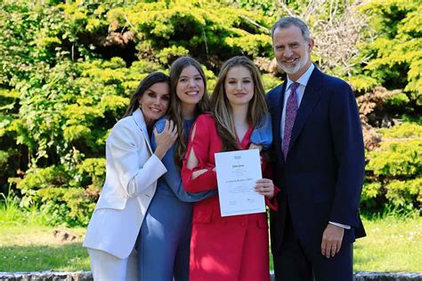 La felicidad de la princesa Leonor en su Graduación - magazinespain.com