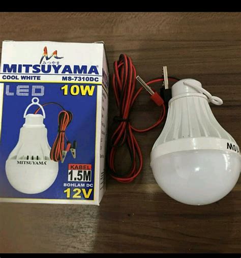 Lampu LED 12 Volt DC 10 Watt Lampu LED Colok Aki - Jadi Store