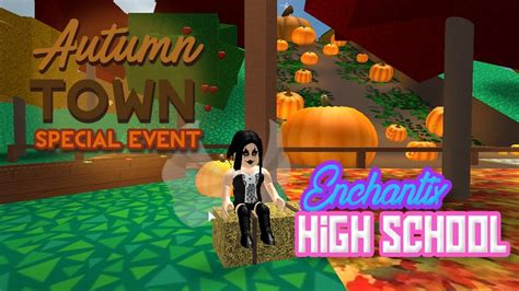 Enchantix High Autumn town 🍁🍂🎃 Fairies and Mermaids // Royale High ...