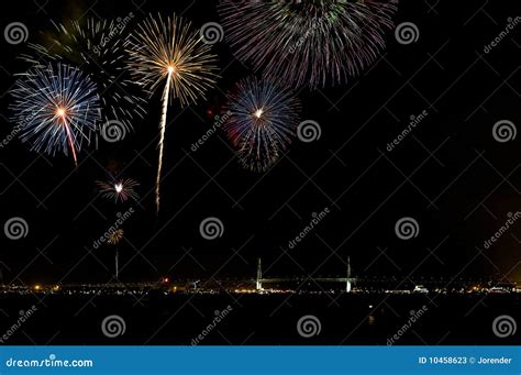 Yokohama Fireworks stock image. Image of multi, burning - 10458623