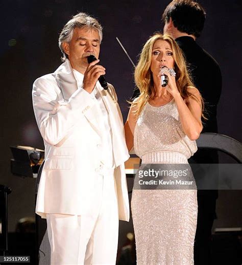 188 Andrea Bocelli Celine Dion Photos & High Res Pictures - Getty Images