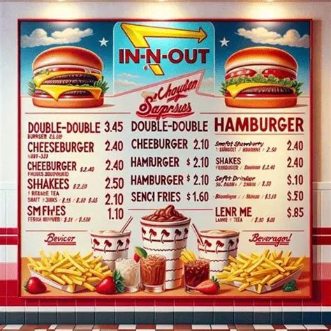 In-N-Out Burger Menu - Discover Your Favorite Burgers and Secret Items