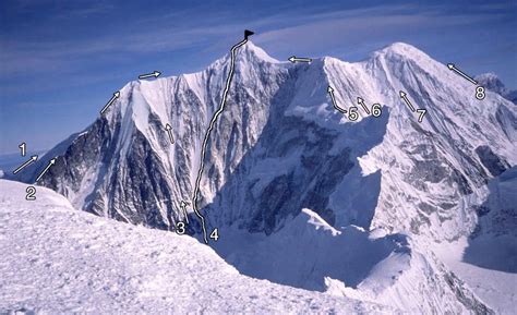 AAC Publications - Mt. Hayes, Direct West Face, Mt. Balchen, Northeast Buttress to Near Summit