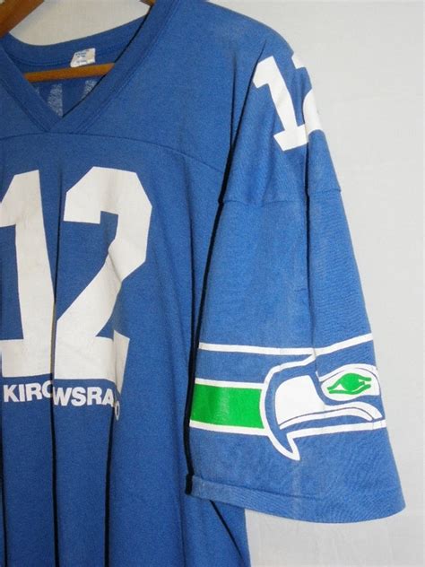 VINTAGE SEATTLE SEAHAWKS 12th Man Jersey T-Shirt Shirt