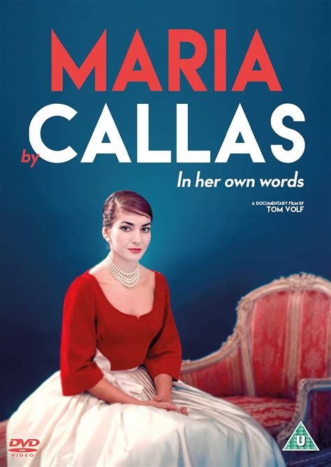 Amazon.com: Maria By Callas [DVD] : Maria Callas, Tom Volf, Maria ...