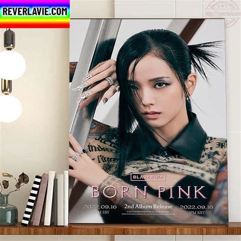 Born Pink Album Jisoo Blackpink Concept Poster Home Decor Poster Canvas ...