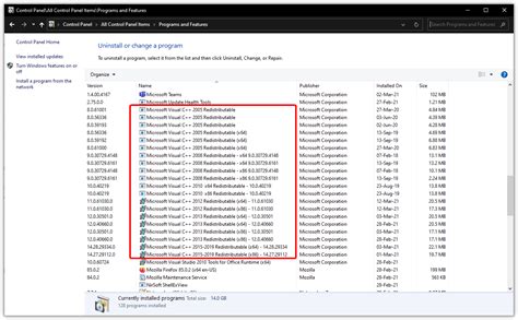 Cómo eliminar y volver a instalar los paquetes redistribuibles de Microsoft Visual C++