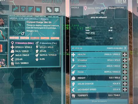 Are the stats on these 2 rhinos good? : r/ARK