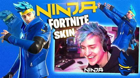 I HAVE A FORTNITE SKIN!!! #ninjaskin - YouTube