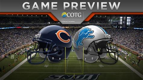 Game Preview: Bears-Lions