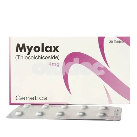 Myolax Tablet 4mg - Uses, Side Effects, Price in Pakistan | oladoc.com