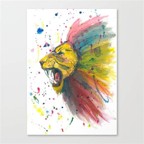 Watercolor Lion Painting at GetDrawings | Free download