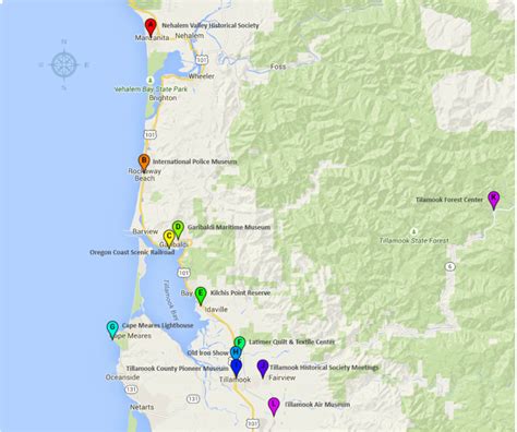 LOCATION MAP - Tillamook Coast History Alliance