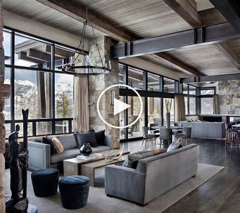 Incroyable habitation moderne de montagne offre une vie sur les pentes du Montana en 2020 ...