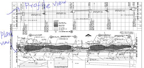 This drawing provides a plan & profile view. a. What | Chegg.com