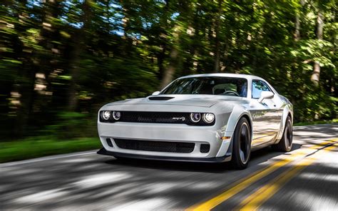 Download wallpapers Dodge Challenger SRT, Hellcat, 2018, Widebody ...