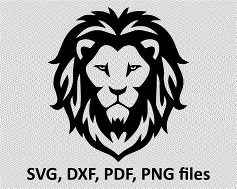 Lion SVG/ Lion DXF/ Lion Clipart/ Lion Files printing design | Etsy