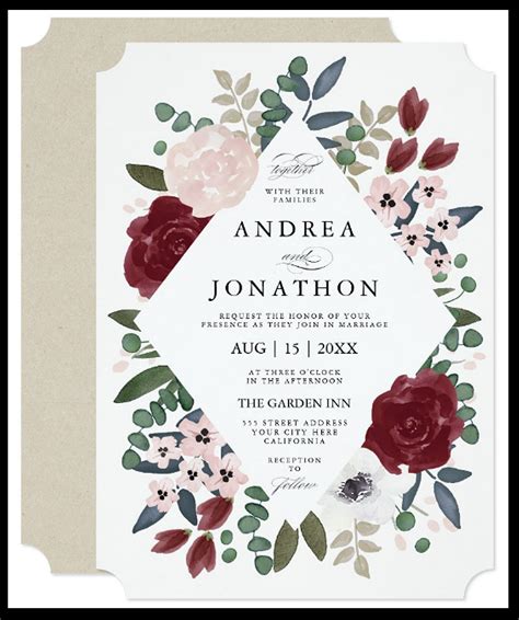 14+ Floral Wedding Invitation Designs - Word, PSD, AI, EPS | Design Trends - Premium PSD, Vector ...