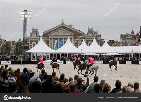 Polo Sport Event Museumplein Amsterdam Date 2017 – Stock Editorial ...