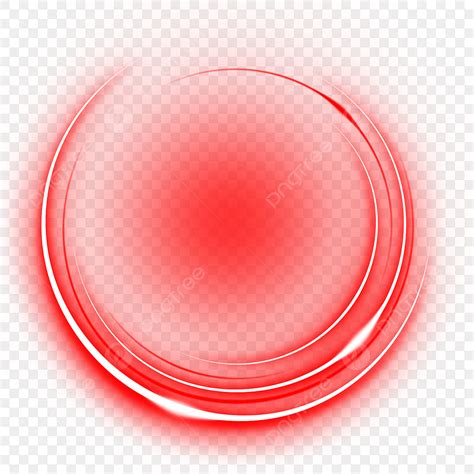 Red Halo PNG Picture, Circle Neon Red Light Red Abstract Frame Halo Vector Illuminated, Art ...