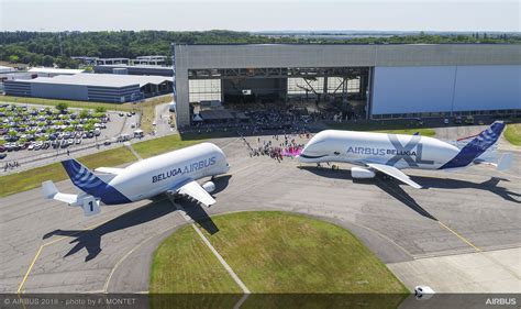 FARNBOROUGH: Airbus Beluga XL touches the sky for the first time - SamChui.com