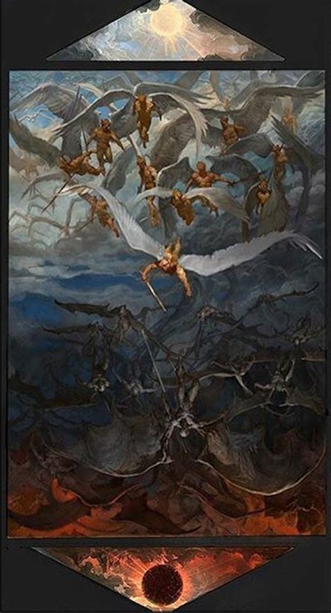 Angels VS Demons | Biblical art, Fantastic art, Art