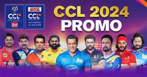 Celebrity Cricket League (CCL) 2024 Schedule, Date, Time And Amazing ...