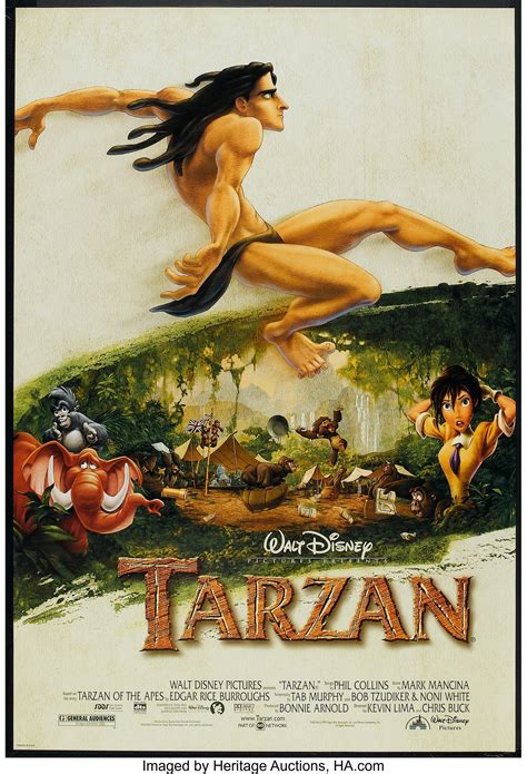 Tarzan (1999) – Original Disney One Sheet Movie Poster - Hollywood ...