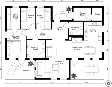 12 Examples of Floor Plans With Dimensions - RoomSketcher (2022)