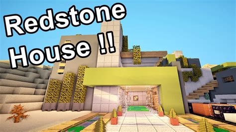 MINECRAFT - ON TEST UNE REDSTONE HOUSE ? :) - YouTube