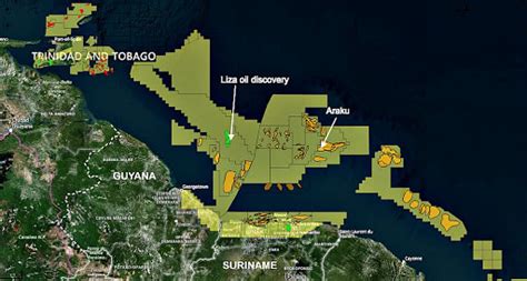 Guyana Oil Fields Map