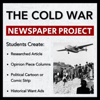 Cold War Newspaper Project -Students creatively report an event | TPT