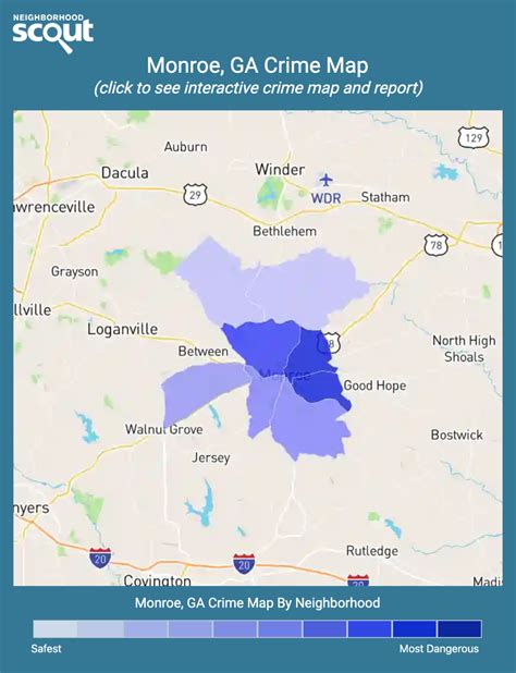 Monroe, GA Crime Rates and Statistics - NeighborhoodScout