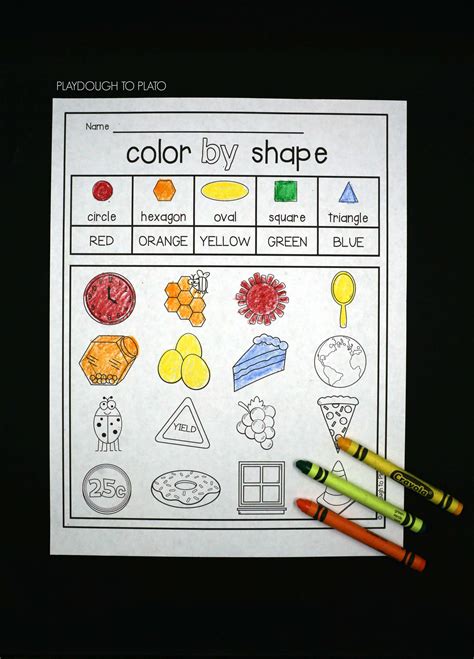 2D Shape Activities - Playdough To Plato