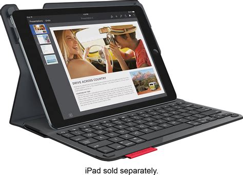 Best Buy: Logitech Type+ Bluetooth Keyboard Case for Apple® iPad® Air 2 Black 920-006912