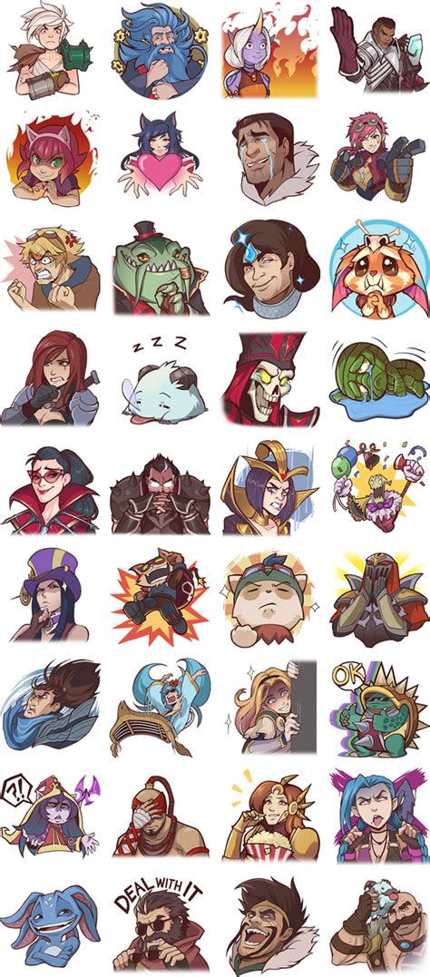 PSA: League of Legends Facebook stickers just got updated! : leagueoflegends