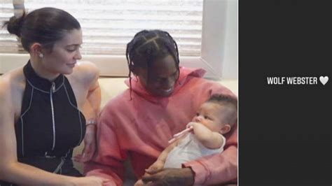 Kylie Jenner reveals name of her second child with Travis Scott: ‘Wolf ...