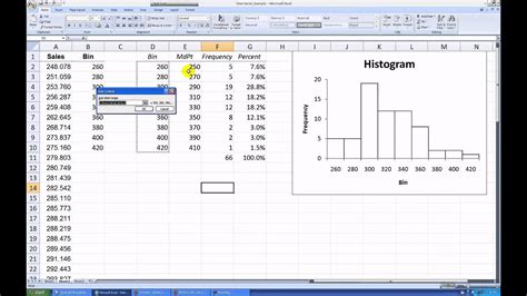 How To Draw A Histogram In Excel 2007 - Treatbeyond2