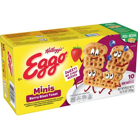 Kellogg’s® Eggo® Minis Berry Blast Toast Waffles - SmartLabel™