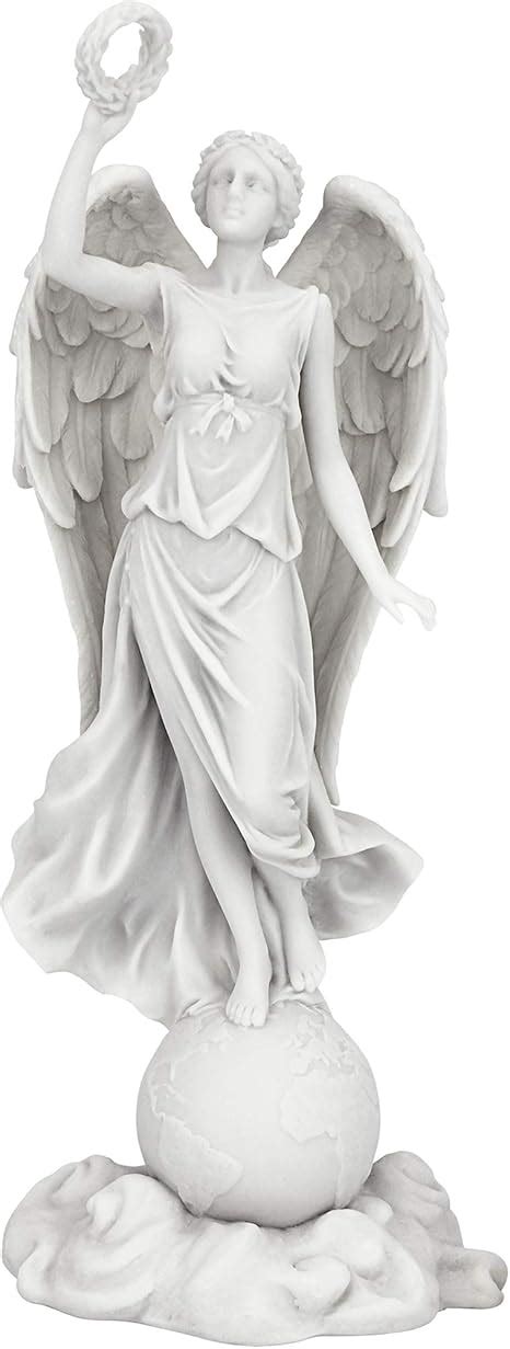 Amazon.com: Design Toscano WU74471 Angel of Peace Statue Figurine, 11 ...