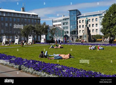 Iceland Reykjavik city center of Reykjavik Stock Photo - Alamy