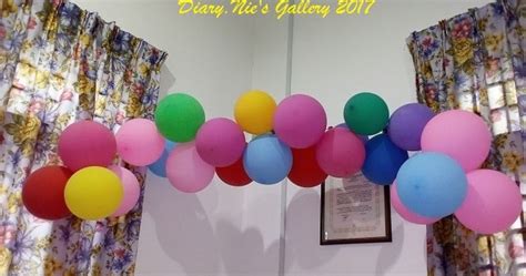 Diary.Nie's Gallery: Hanging Balloons for A Party