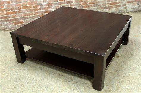 70 Lovely Large Square Coffee Table Dark Wood 2019 | Square wood coffee ...